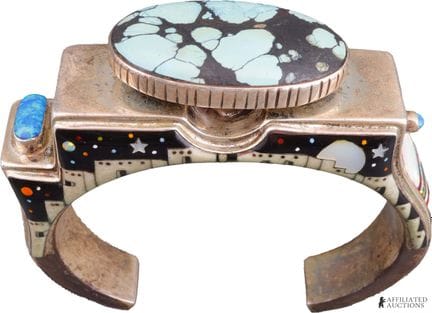 Bracelet-manchette Glodove de style Sud-Ouest en a