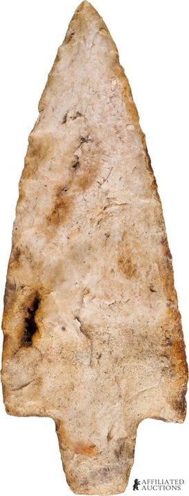 Grande pointe de flèche archaïque de Floride à tig