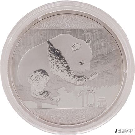 Pièce « Panda » en argent fin .999, 2016, Chine  P