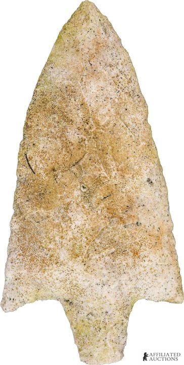 Pointe de flèche de type Newnan, trouvée en Florid