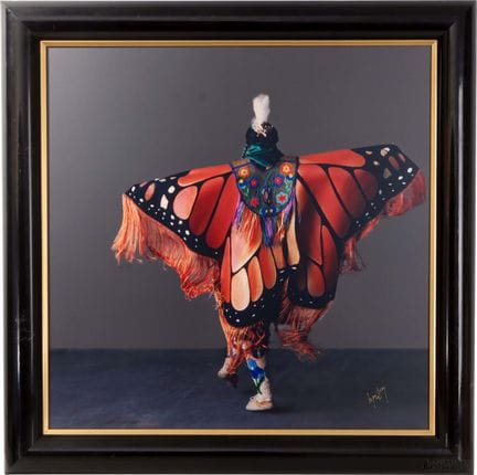 Lynn Ivory – « Femme papillon monarque » – Photogr