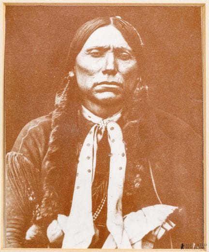 Photographie de Quanah Parker, chef comanche  Port