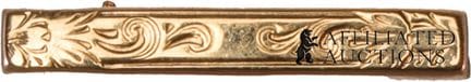 Épingle à cravate victorienne en or 10 carats de B