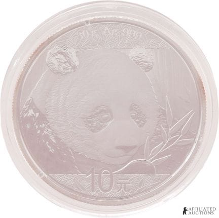 Pièce « Panda » en argent fin .999, 2018, Chine  P