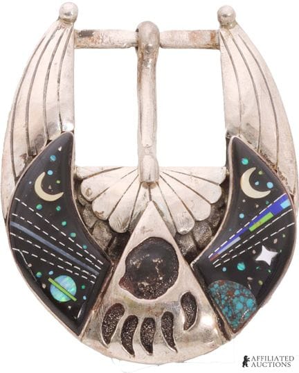 Languette de boucle de ceinture en argent sterling
