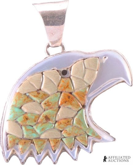 . Pendentif « Aigle » en argent sterling .925 et t