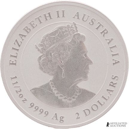 Pièce de 2 dollars « Sea Eagle » en argent fin .99
