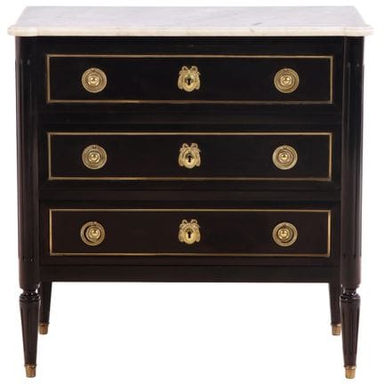COMMODE DE STYLE DIRECTOIRE FRANÇAIS EN ACAJOU NOI