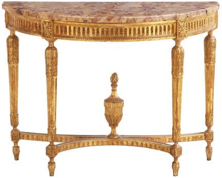 TABLE CONSOLE FRANÇAISE DU XVIIIe SIÈCLE DE STYLE 