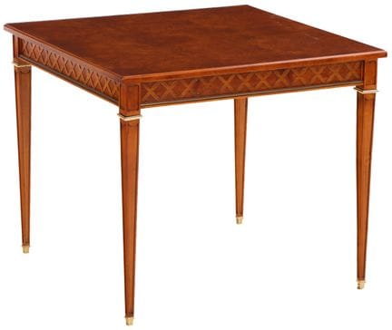 MESA DE JUEGOS DE ESTILO LUIS XIV CON HERRAJES DE 