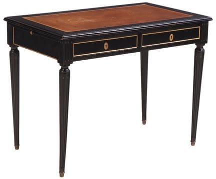 BUREAU FRANÇAIS EN ACAJOU DE STYLE LOUIS XVI AVEC 