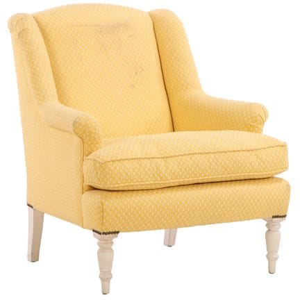 FAUTEUIL DE BIBLIOTHÈQUE REMBOURRÉ DE STYLE NAPOLÉ