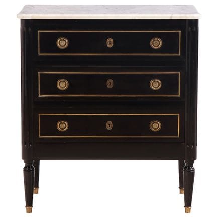 COMMODE DE STYLE DIRECTOIRE FRANÇAIS EN ACAJOU NOI