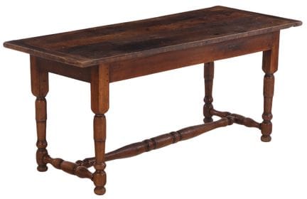 MESA DE GRANJA FRANCESA DEL SIGLO XIX DE ROBLE MAC