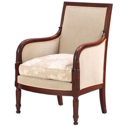 FAUTEUIL BERGÈRE FRANÇAIS DE L'ÉPOQUE DE LA RESTAU