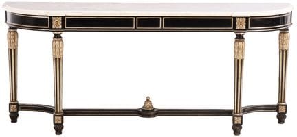 GRANDE TABLE CONSOLE DE STYLE DIRECTOIRE AVEC PLAT