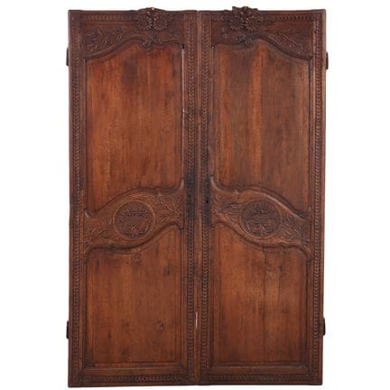 PAIRE DE PORTES DE PLACARD FRANÇAISES DU XIXe SIÈC