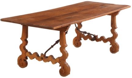 MESA DE ROBLO FRANCESA O ESPAÑOLA DEL SIGLO XIX CO