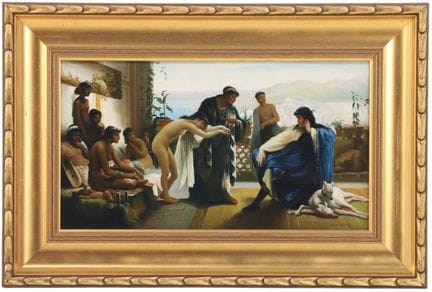 REPRODUCTION DE L'ŒUVRE DE GIRAUD « UN MARCHAND D'