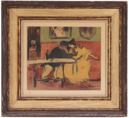 D'APRÈS PABLO PICASSO, LITHOGRAPHIE AU POCHOIR « L