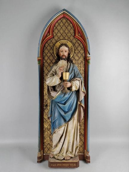 TABERNAKELTÜR im neugotischen Stil aus profilierte