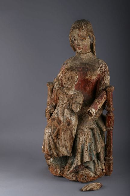 Madonna mit Kind, bekannt als „Sedes Sapientia“, a