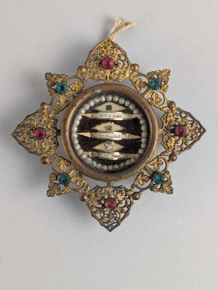 MEDALLÓN RELIQUARIO del Monasterio de la Visitació