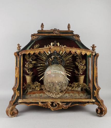 Importante RELIQUARIO de Santa Deodata (Saint Dié)