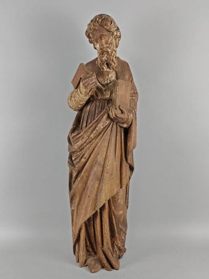 Der Apostel Thomas mit Winkelmaß und Evangelium. S