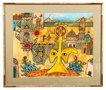 Alan DAVIE (1920-2014)
Alucinación con pectoral do