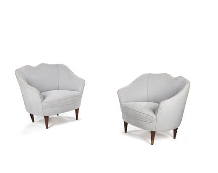 Gio PONTI (1891 - 1979)
Conjunto de dos sillones, 