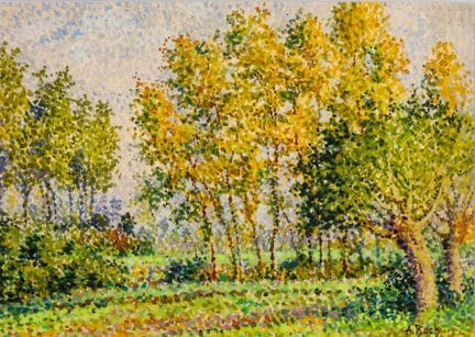 Anna BOCH (1848-1936)
Paisaje con árboles
Acuarela