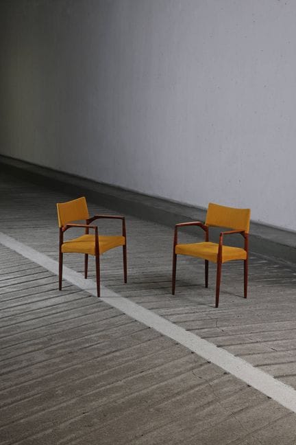 OBRA DANESA (siglo XX)
Par de sillones de bridge d