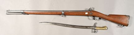 FRANCE. Carabine de Chasseur à percussion modèle 1