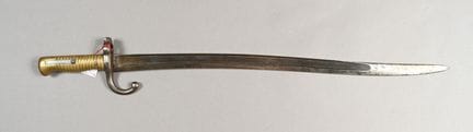 FRANCE. Sabre baïonnette1866 Chassepot, lame (57,5