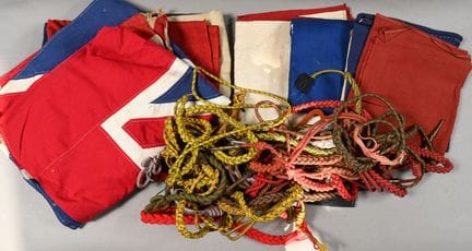 FRANCE. DRAPEAUX. FOURAGERES. DRAPEAUX. États dive
