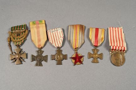 FRANCE. Médailles et croix de guerre 1°Guerre, lot