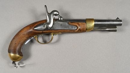FRANCE. Pistolet de cavalerie 1816, platine «Manuf
