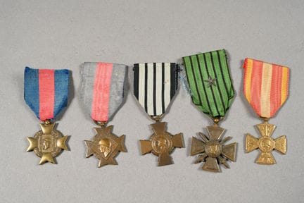 FRANCE. Croix de guerre 1939/1940, croix du combat