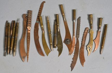 FRANCE. Artisanat de tranchée de soldats 1°guerre,