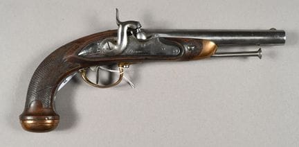 FRANCE. Pistolet d'officier de cavalerie 1816 tran
