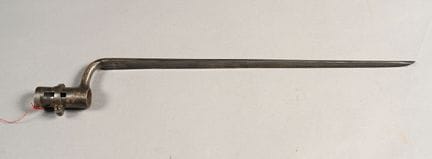 FRANCE. Baïonnette 1822, douille en Z, virole, cou