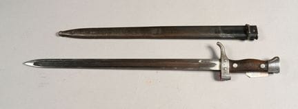FRANCE. Sabre baïonnette 1892, 2°type à douille ra