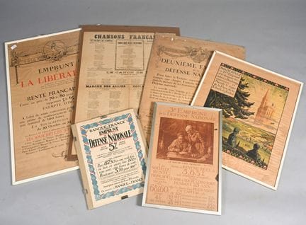 FRANCE. Affiches des grands emprunts nationaux pou