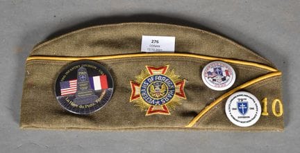 USA. Calot kaki ancien combattant vétéran de la 79
