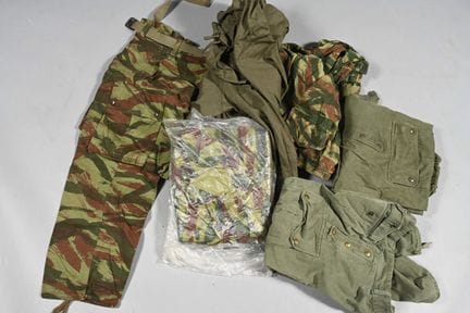 FRANCE. TAP. DIVERS. Vestes, pantalons coiffures d