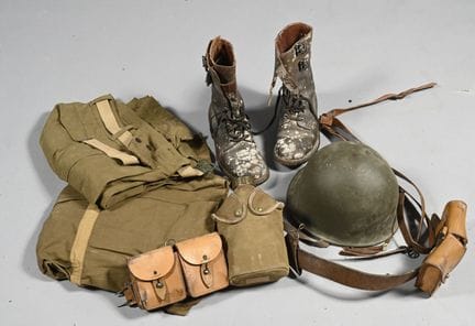 FRANCE. Ensemble de combat troupe complet treillis