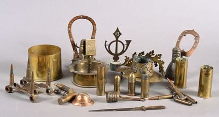 FRANCE. Artisanat de tranchée de soldats 1°guerre,
