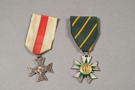 FRANCE. Ordre du Mérite Combattant, chevalier, mét