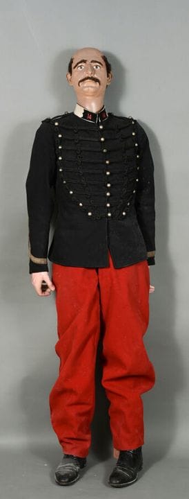 FRANCE. CAVALERIE. Mannequin d'un cavalier du 14° 